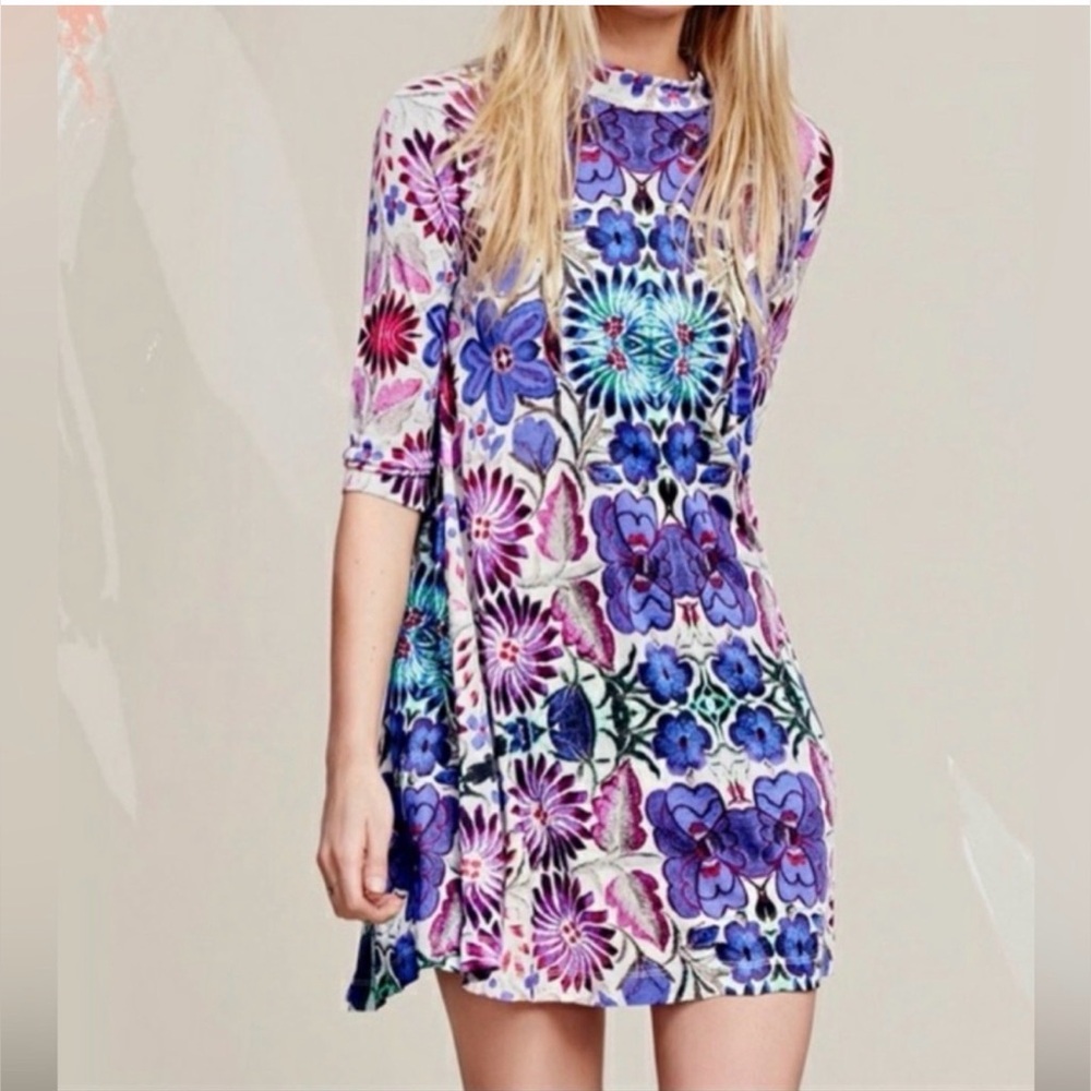 Free People New Romantics Fiesta Floral Dress - Picture 1 of 5
